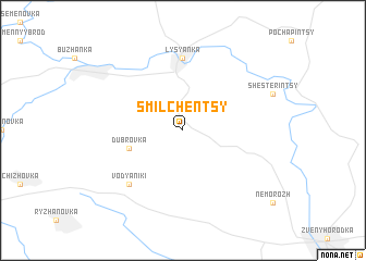 map of Smilʼchentsy