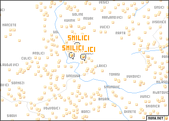 map of Smilići