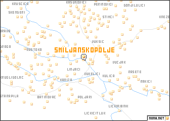 map of Smiljansko Polje