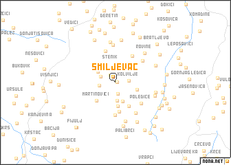 map of Smiljevac