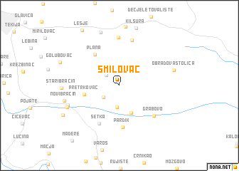 map of Smilovac