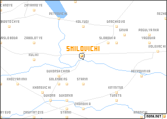 map of Smilovichi