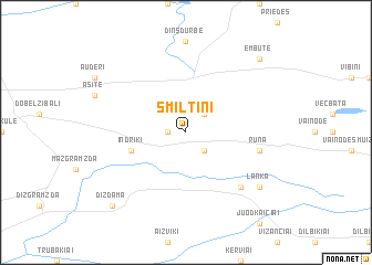 map of Smiltiņi