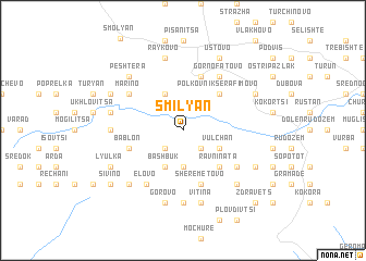 map of Smilyan