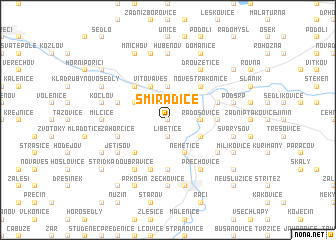 map of Smiradice