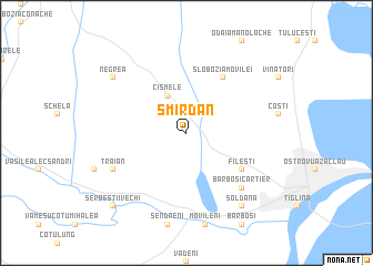 map of Smîrdan
