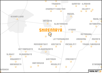 map of Smirennaya