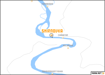 map of Smirnovka