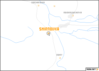 map of Smirnovka