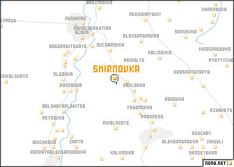 map of Smirnovka