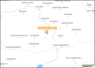 map of Smirnovka