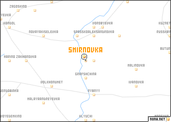 map of Smirnovka