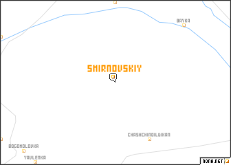 map of Smirnovskiy