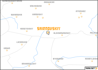 map of Smirnovskiy