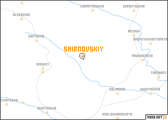 map of Smirnovskiy
