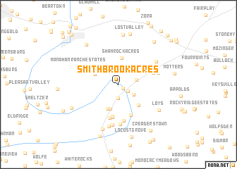 map of Smithbrook Acres