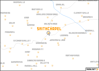 map of Smith Chapel