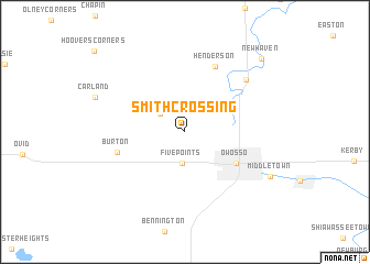 map of Smith Crossing