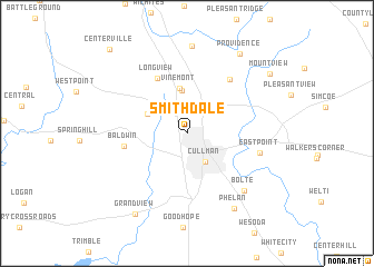 map of Smithdale