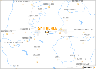 map of Smithdale