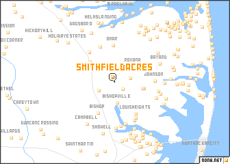 map of Smithfield Acres