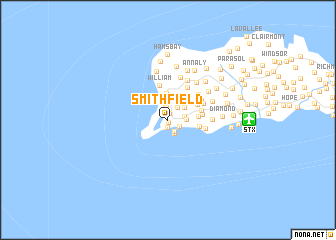map of Smithfield