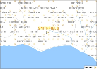 map of Smithfield