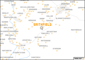 map of Smithfield