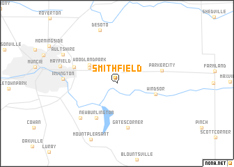 map of Smithfield