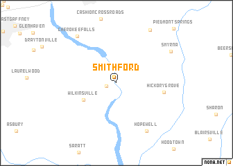 map of Smith Ford