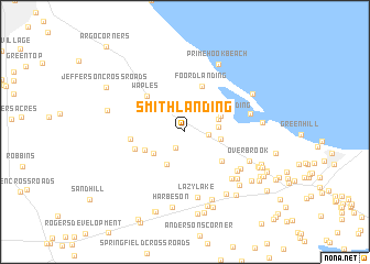 map of Smith Landing