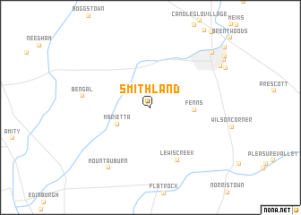 map of Smithland