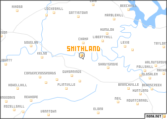 map of Smithland