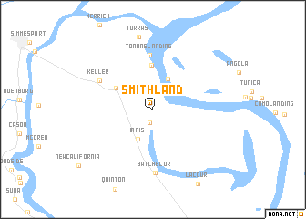 map of Smithland