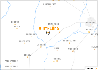 map of Smithland