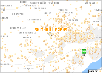 map of Smith Mill Farms