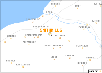 map of Smith Mills