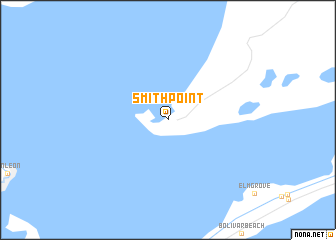 map of Smith Point