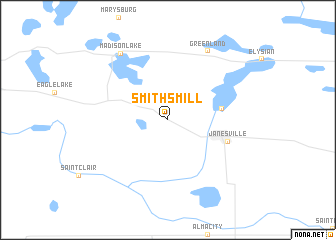 map of Smiths Mill