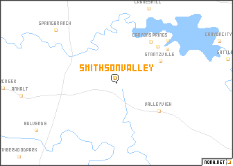 map of Smithson Valley