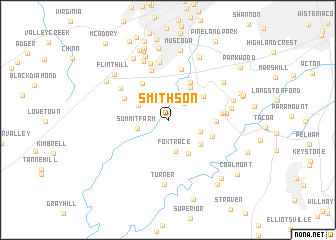 map of Smithson