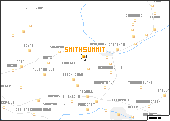 map of Smith Summit