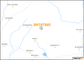 map of Smithtown