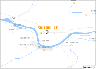 map of Smithville