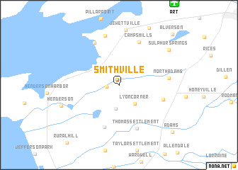 map of Smithville