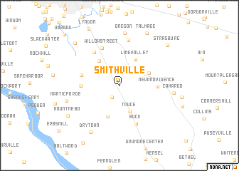 map of Smithville