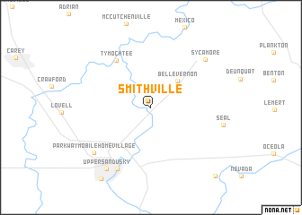 map of Smithville