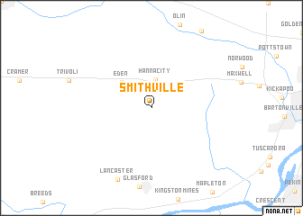 map of Smithville