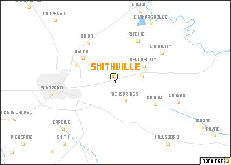 map of Smithville