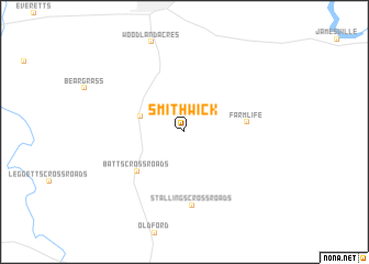 map of Smithwick